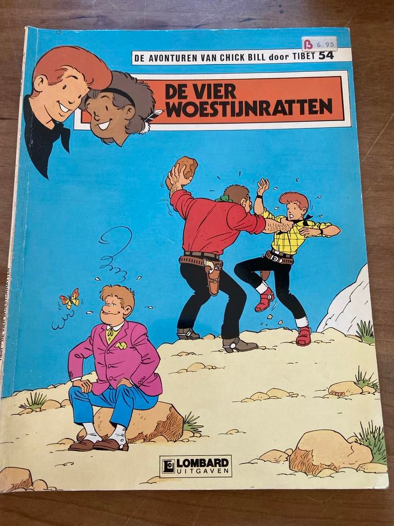 Chick Bill stripboeken - De Vier Woestijnratten, De Verloofd, Meerdere stripboeken, Ophalen of Verzenden, Gelezen