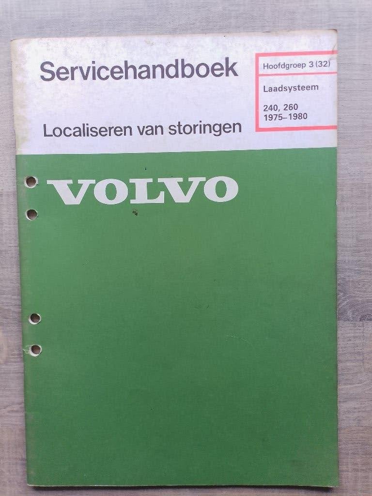 Volvo 240 260 dealer werkplaatsboek Laadsysteem 1975-80, Ophalen of Verzenden, Gelezen, Volvo