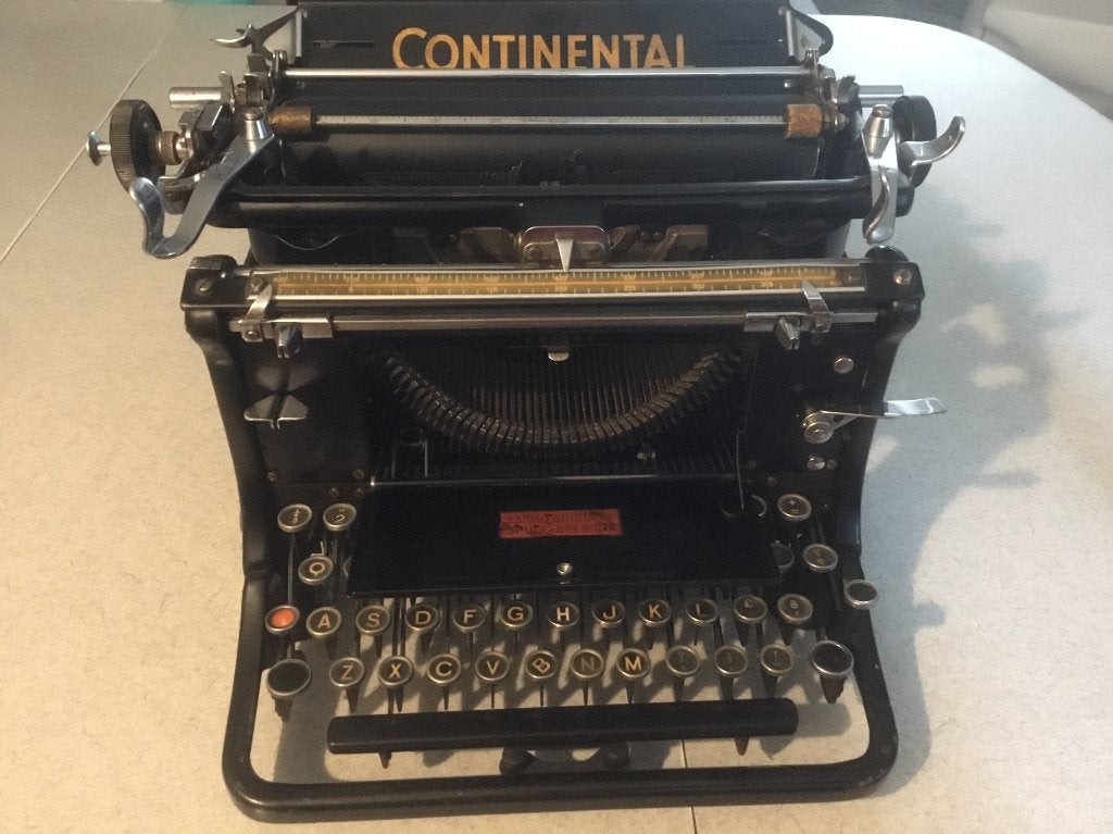 WW2 typewriter continental - wanderer german, Ophalen of Verzenden, Duitsland, Overige typen