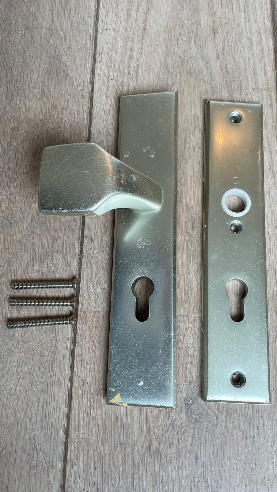 Hoppe London veiligheidsbeslag SKG** PC 72 mm, Ophalen of Verzenden, Gebruikt, Overige materialen, Overige typen