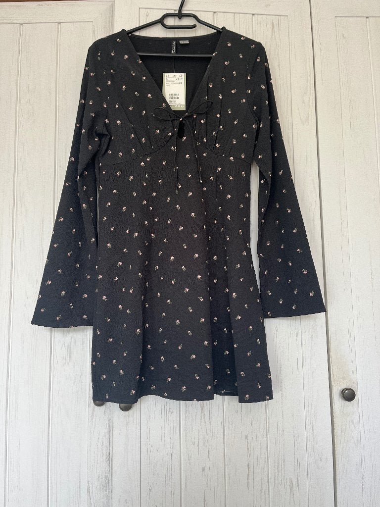Zwart jurkje, Kleding | Dames, Maat 38/40 (M), H&M, Zwart, Nieuw