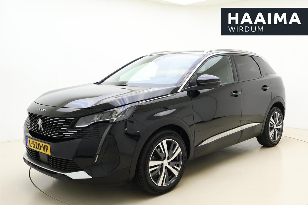 Peugeot 3008 1.2T 130pk Automaat Blue Lease Premium 130pk |, Auto's, Peugeot, Gebruikt, 1199 cc, Leder en Stof, Zwart