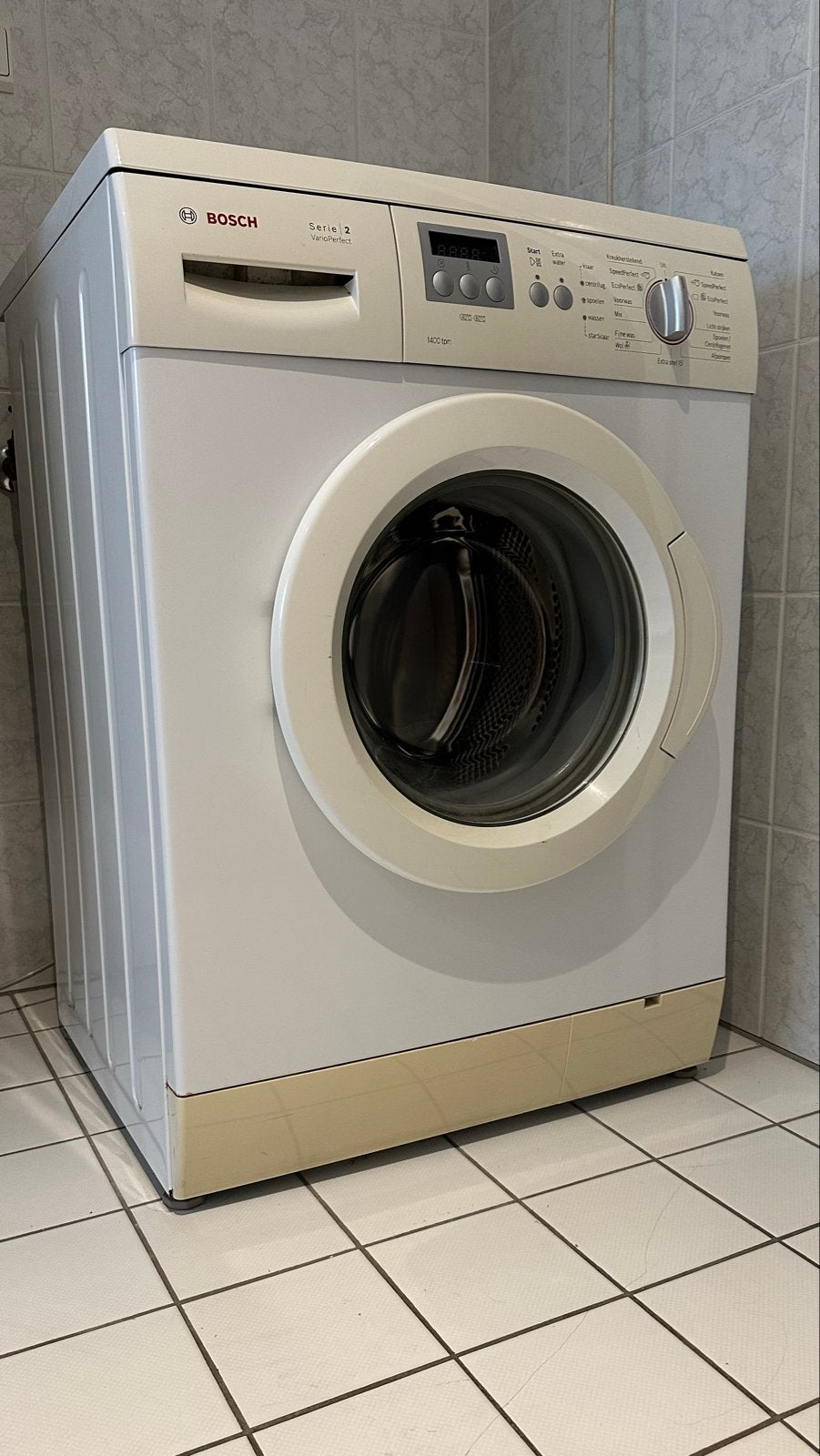 Bosch Serie 2 VarioPerfect Wasmachine 1400 toeren, Ophalen, Gebruikt, 85 tot 90 cm, 1200 tot 1600 toeren