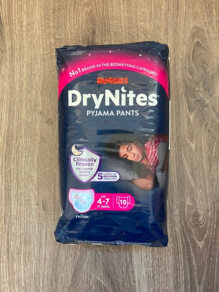 Huggies DryNites Pyjama Pants Meisjes (Frozen) 4-7 jaar, Ophalen, Nieuw