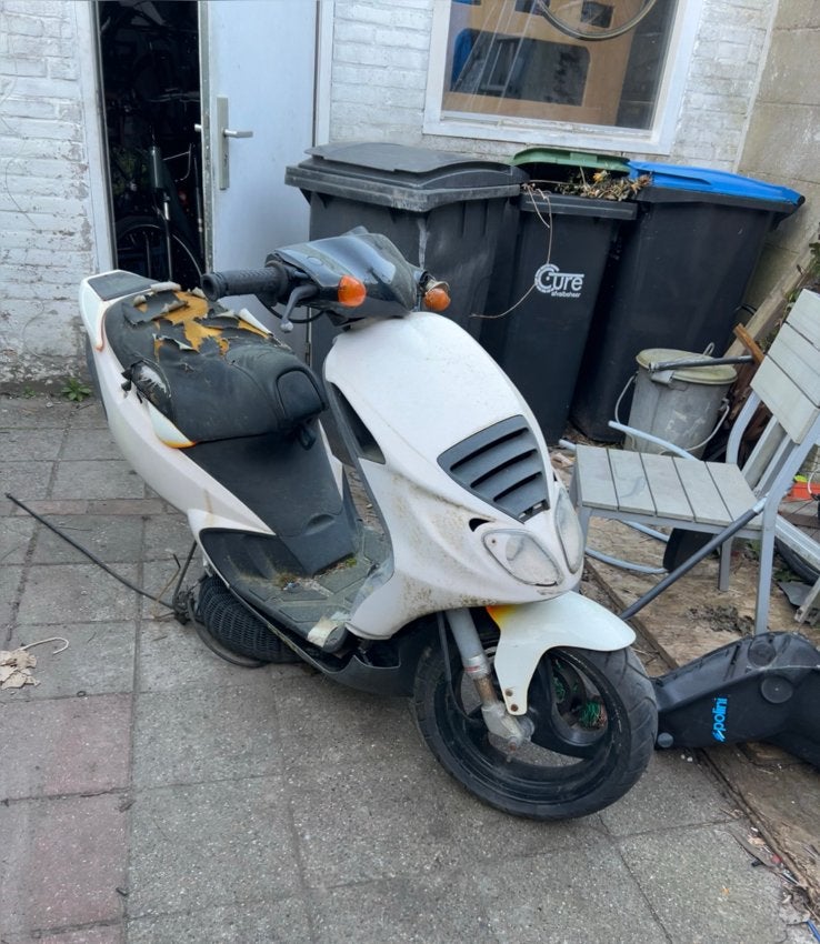 Piaggio nrg te koop, Fietsen en Brommers, Scooters | Piaggio, Ophalen, Tweetakt, Maximaal 45 km/u, NRG