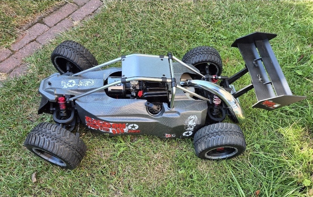 Reely Carbon Fighter 3 30cc compleet., Benzine, Gebruikt, Auto offroad, Ophalen of Verzenden