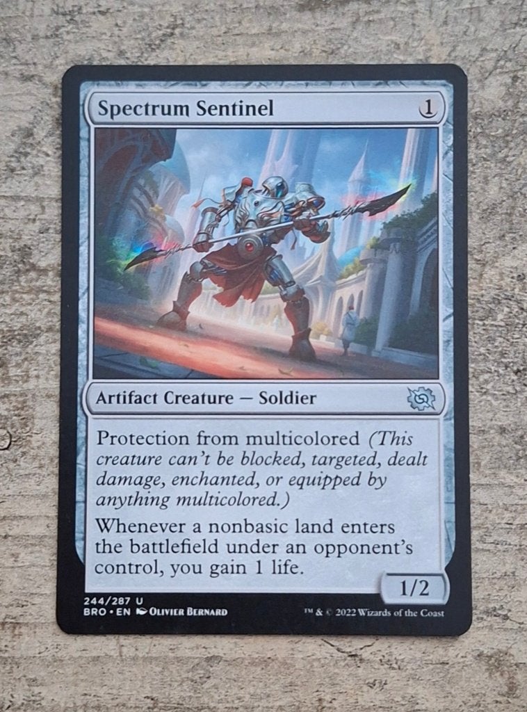 Spectrum Sentinel - Magic the Gathering, Verzenden, Gebruikt, Losse kaart