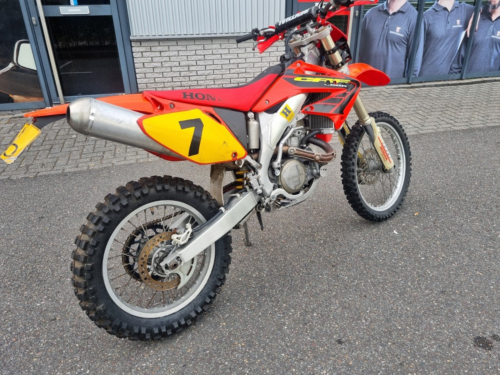 Honda CRF 450 R Crosser crossmotor Offroad MET KENTEKEN, Motorrijbewijs A, Gebruikt, 449 cc, Particulier