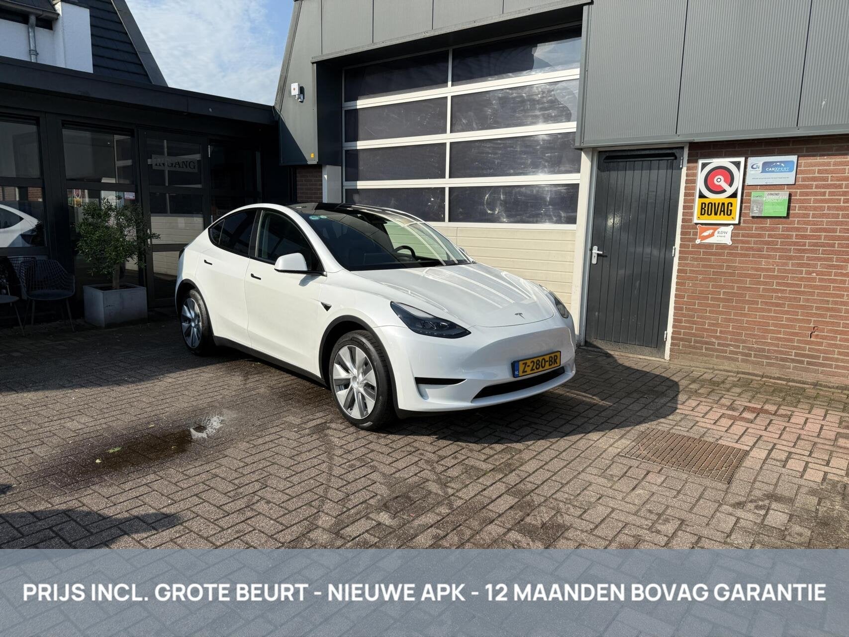 Tesla Model Y RWD 58 kWh SOH 95% LFP/WARMTEPOMP *ALL-IN PRIJ, Auto's, Automaat, Achterwielaandrijving, Gebruikt, Zwart