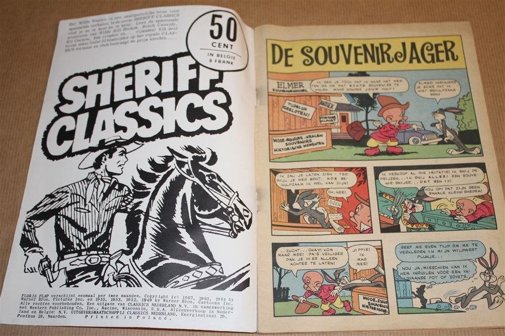 Floris Flap. De souvenirjager., Eén stripboek, Ophalen of Verzenden, Gelezen