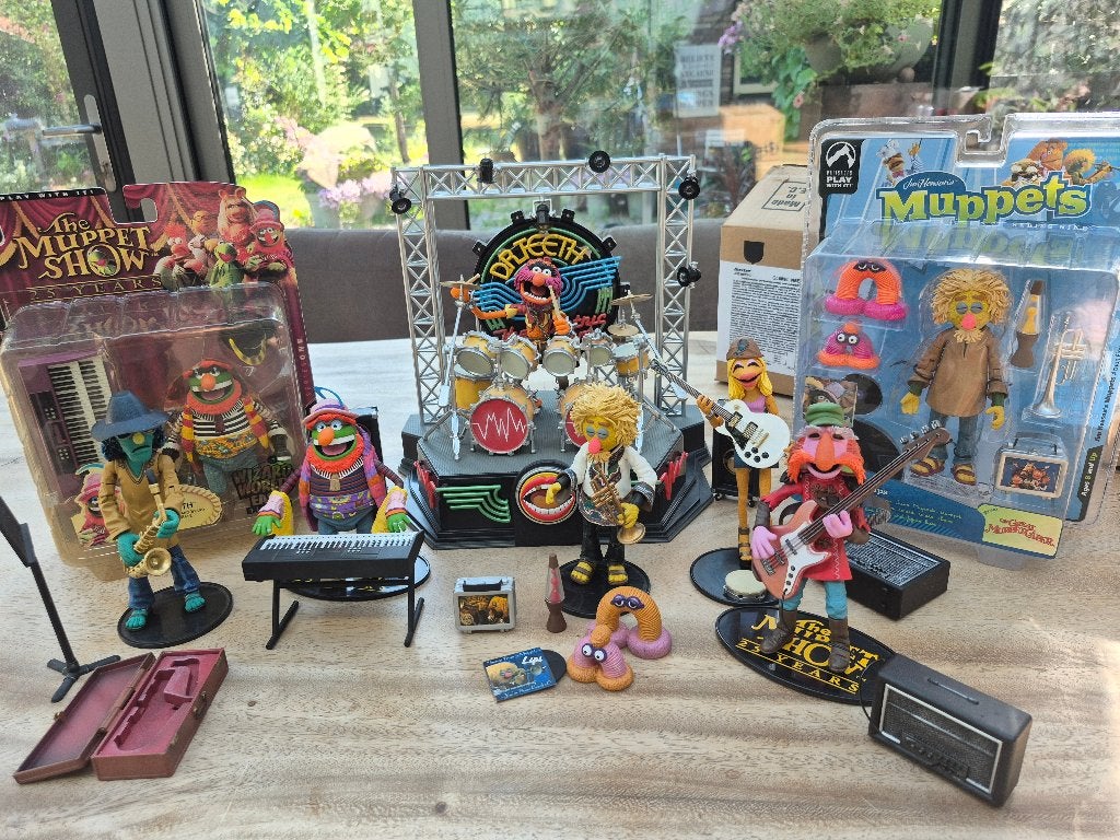Zeldzame complete set muppetshow band palisades, Ophalen of Verzenden, Zo goed als nieuw
