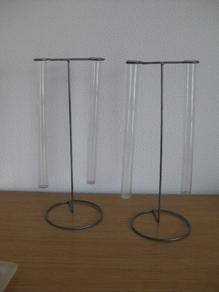 Staander met 2 pipet, Overige kleuren, Nieuw, Ophalen of Verzenden, Glas