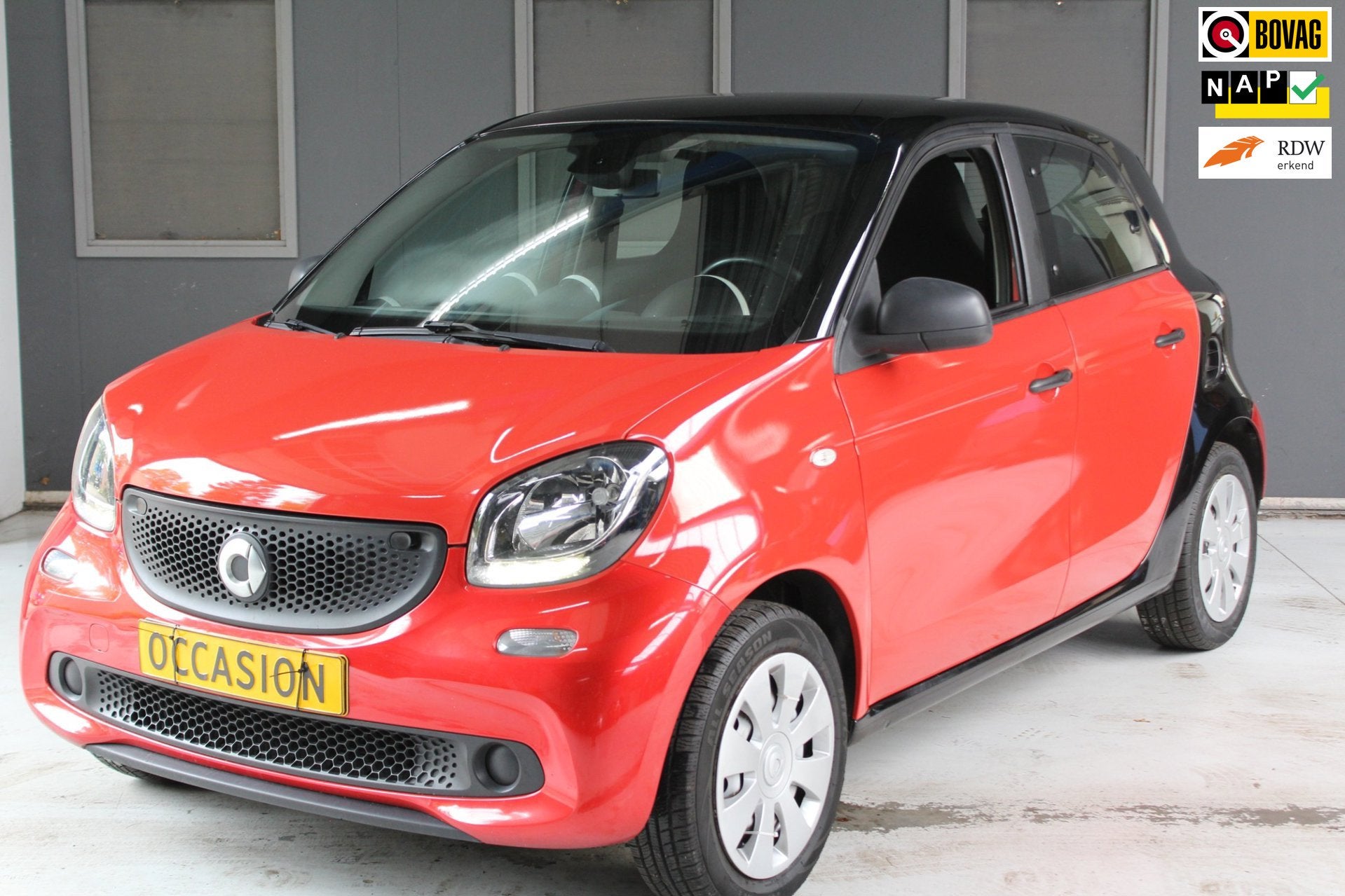 Smart Forfour 1.0 Pure, Auto's, Bluetooth, Gebruikt, 4 stoelen, Origineel Nederlands
