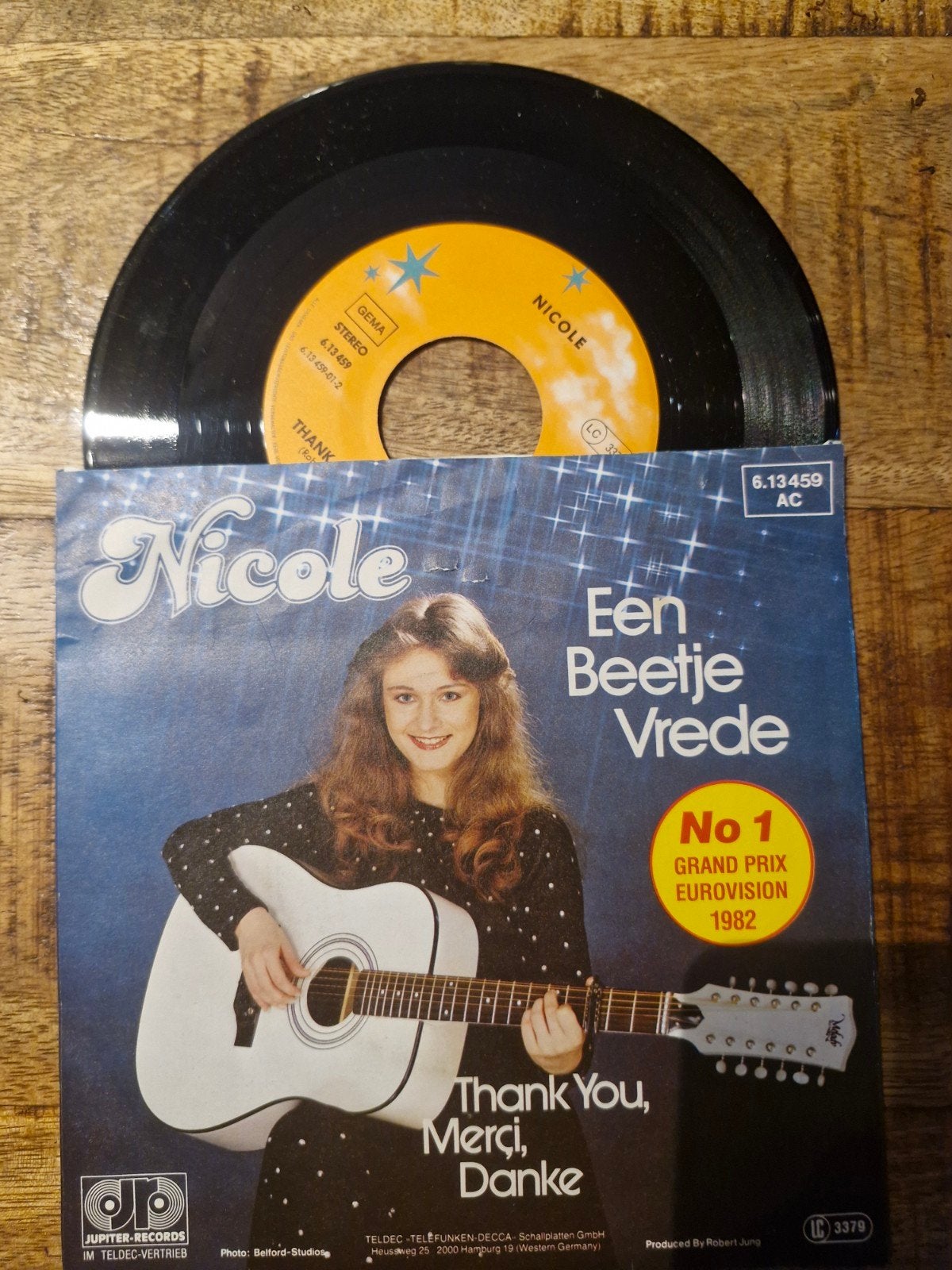 Nicole - Ein Bisschen Frieden (7" Single), Ophalen of Verzenden, Gebruikt, Schlager