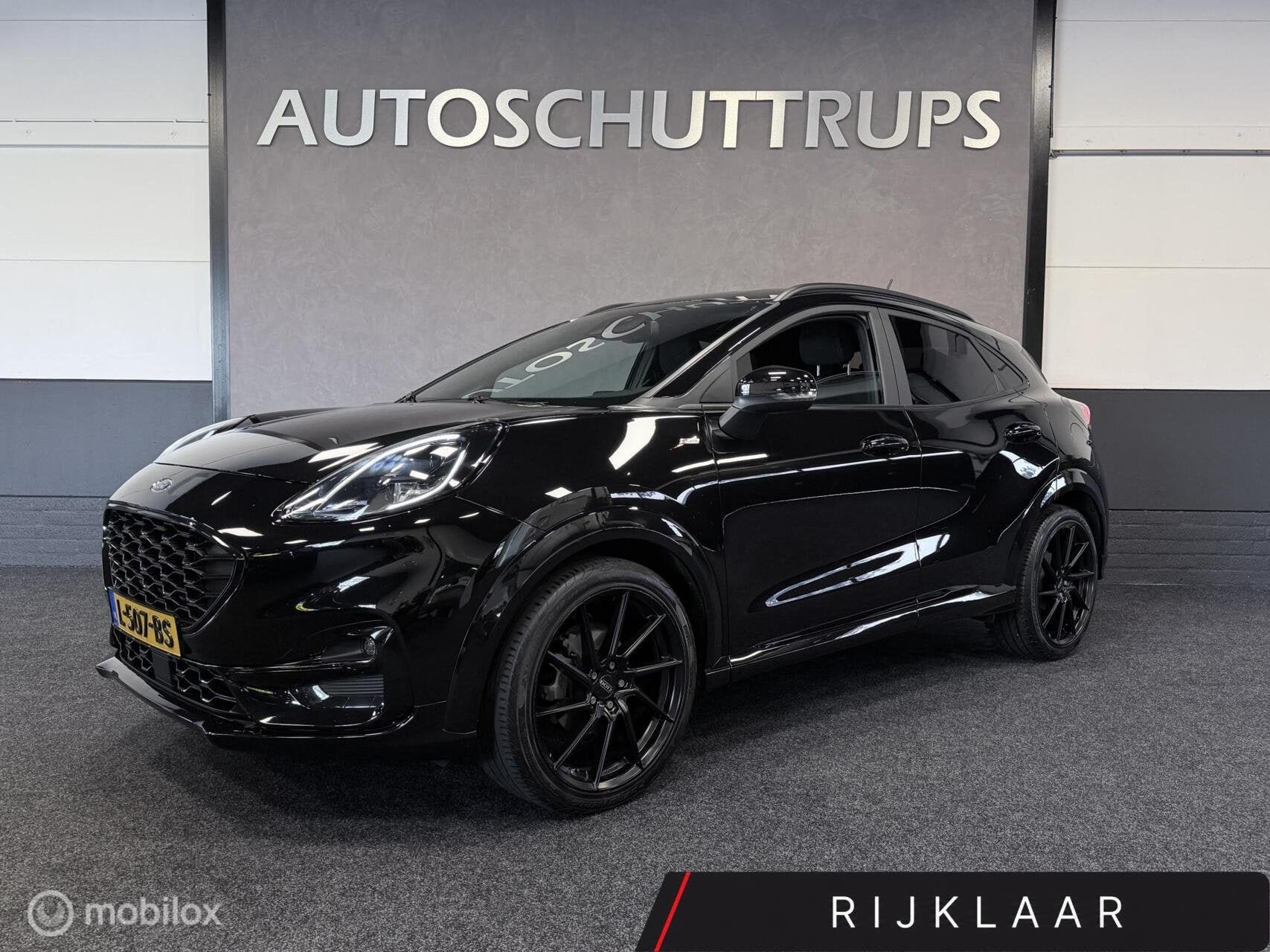 Ford Puma 1.0 EcoBoost ST-Line AUTOM / 1e EIG / NAP / STOELV, Dealer onderhouden, 1226 kg, Zwart, Origineel Nederlands