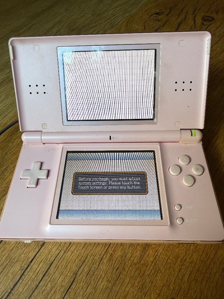 Ninentendo DS lite, Gebruikt, Verzenden, Roze, Met beschermhoes of tas