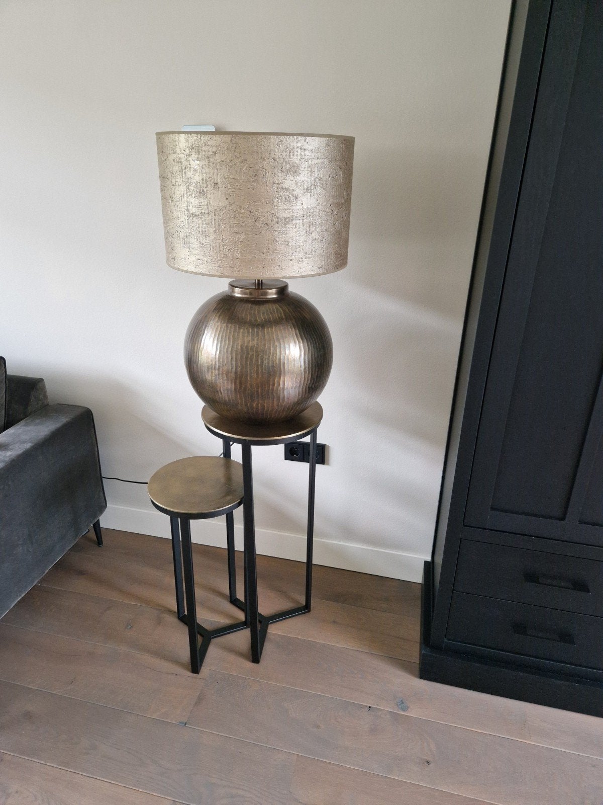 Set bijzettafel bijzettafeltjes, Ophalen, Zo goed als nieuw, Rond, Minder dan 55 cm