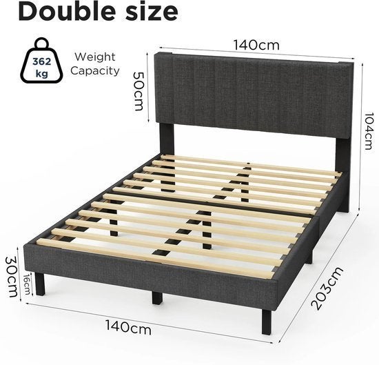 Bedframe – Bed – Bedden – Tweepersoonsbed – Boxspring, Corvance B.V., Verzenden, Nieuw, Corvancebol@gmail.com