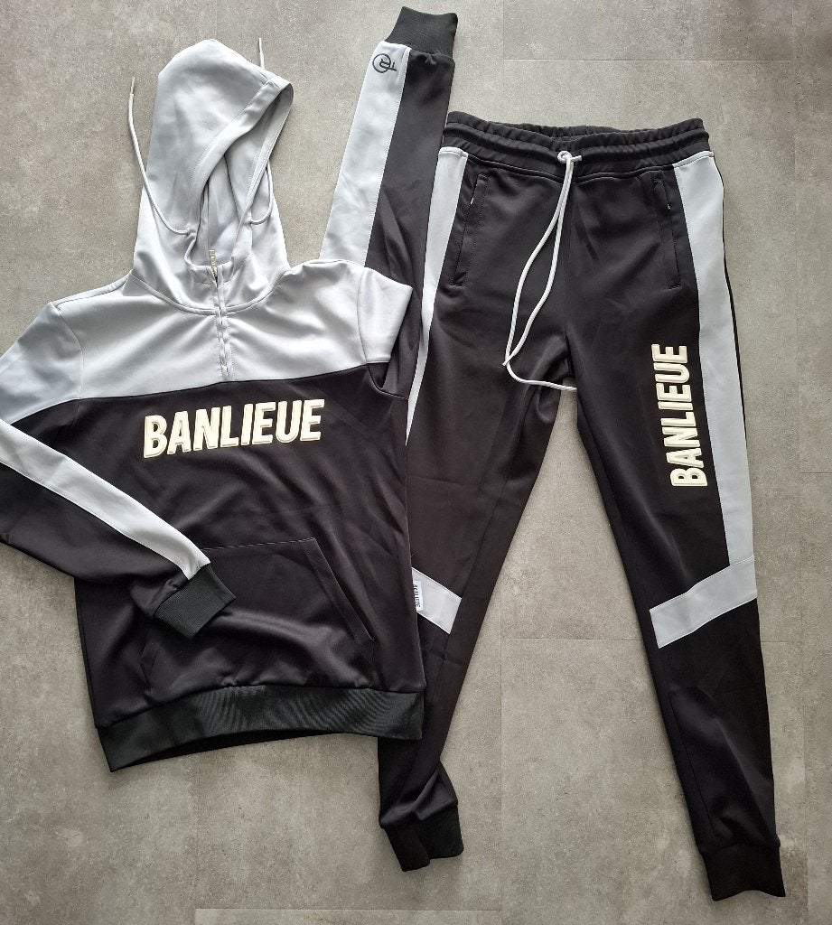 Banlieue trainingspak maat S  Nieuwstaat, Zwart, Ophalen of Verzenden, Zo goed als nieuw, Algemeen