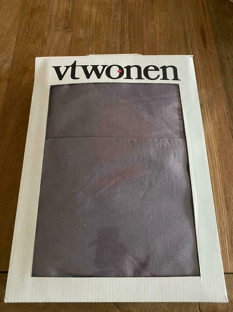 vtwonen Natural Stone Dekbedovertrek 140 x 220 lila nieuw, Ophalen of Verzenden, Nieuw, Eenpersoons, Dekbedovertrek