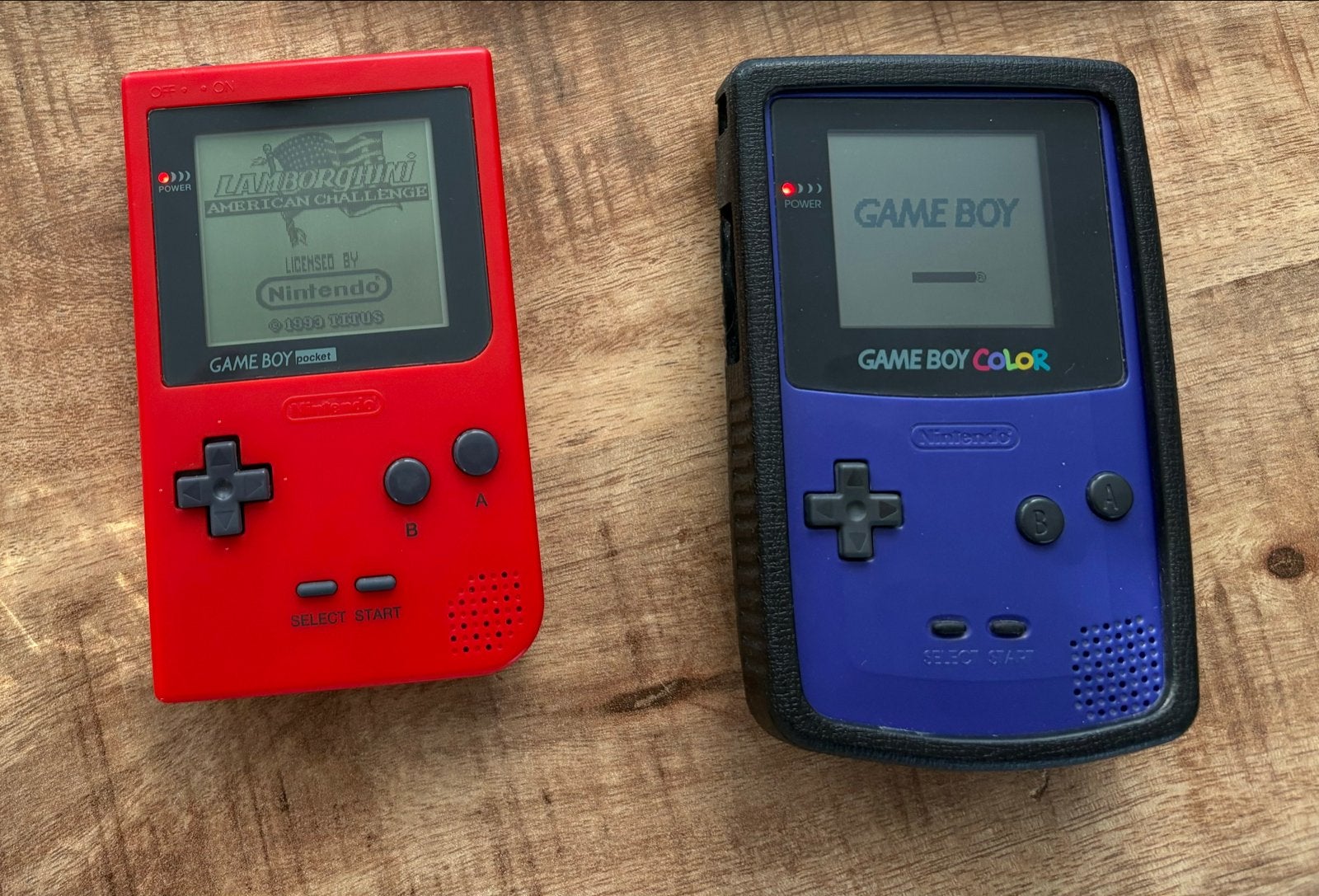 Game Boy Pocket & Color met 5 spellen - Retro Gaming Bundel, 1 speler, Ophalen, Gebruikt, Vanaf 3 jaar