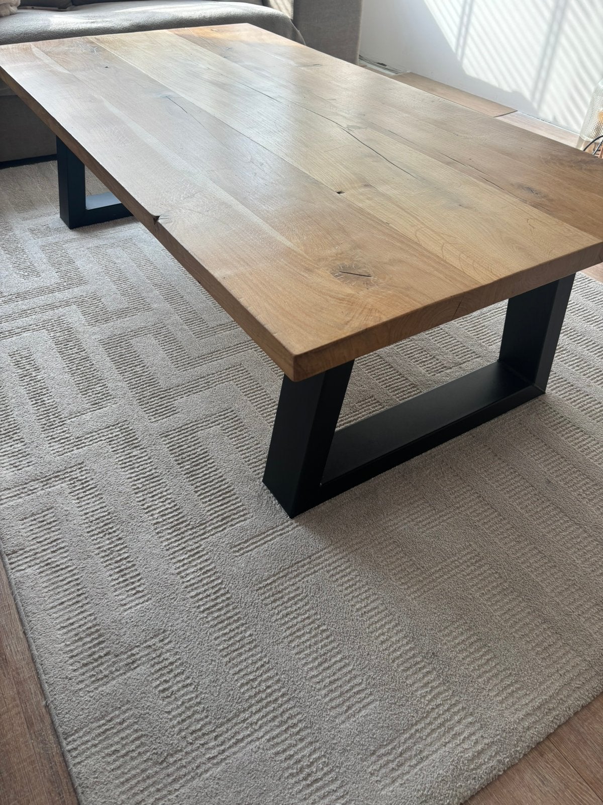Mooie robuuste eikenhout tafel