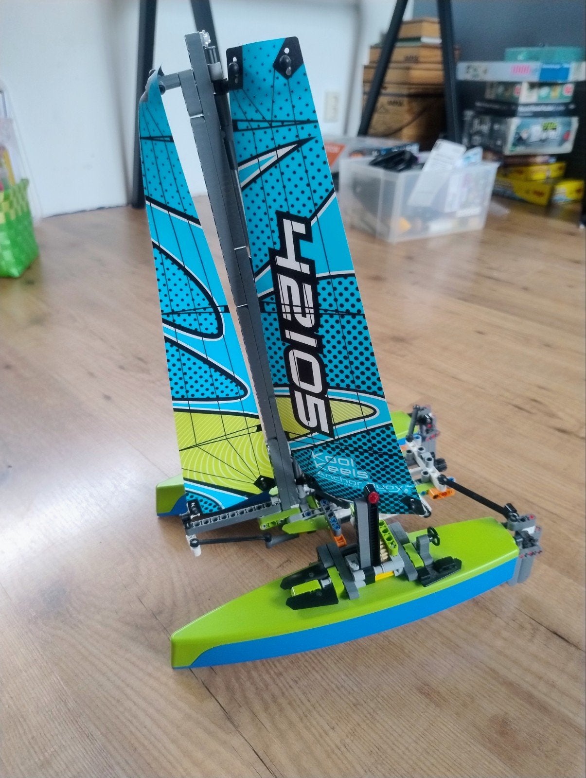 Lego technic catamaran, Ophalen of Verzenden, Zo goed als nieuw