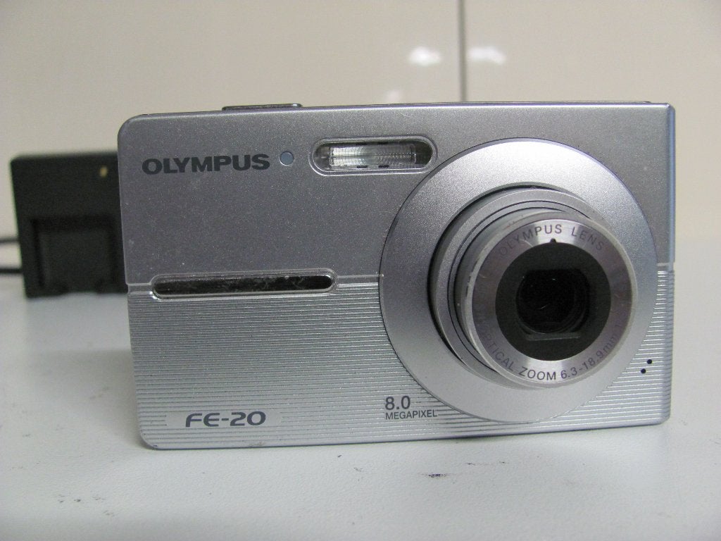 OLYMPUS FE-20 digitale camera met 8.0mp, Accu, Ophalen of Verzenden, Zo goed als nieuw, Olympus