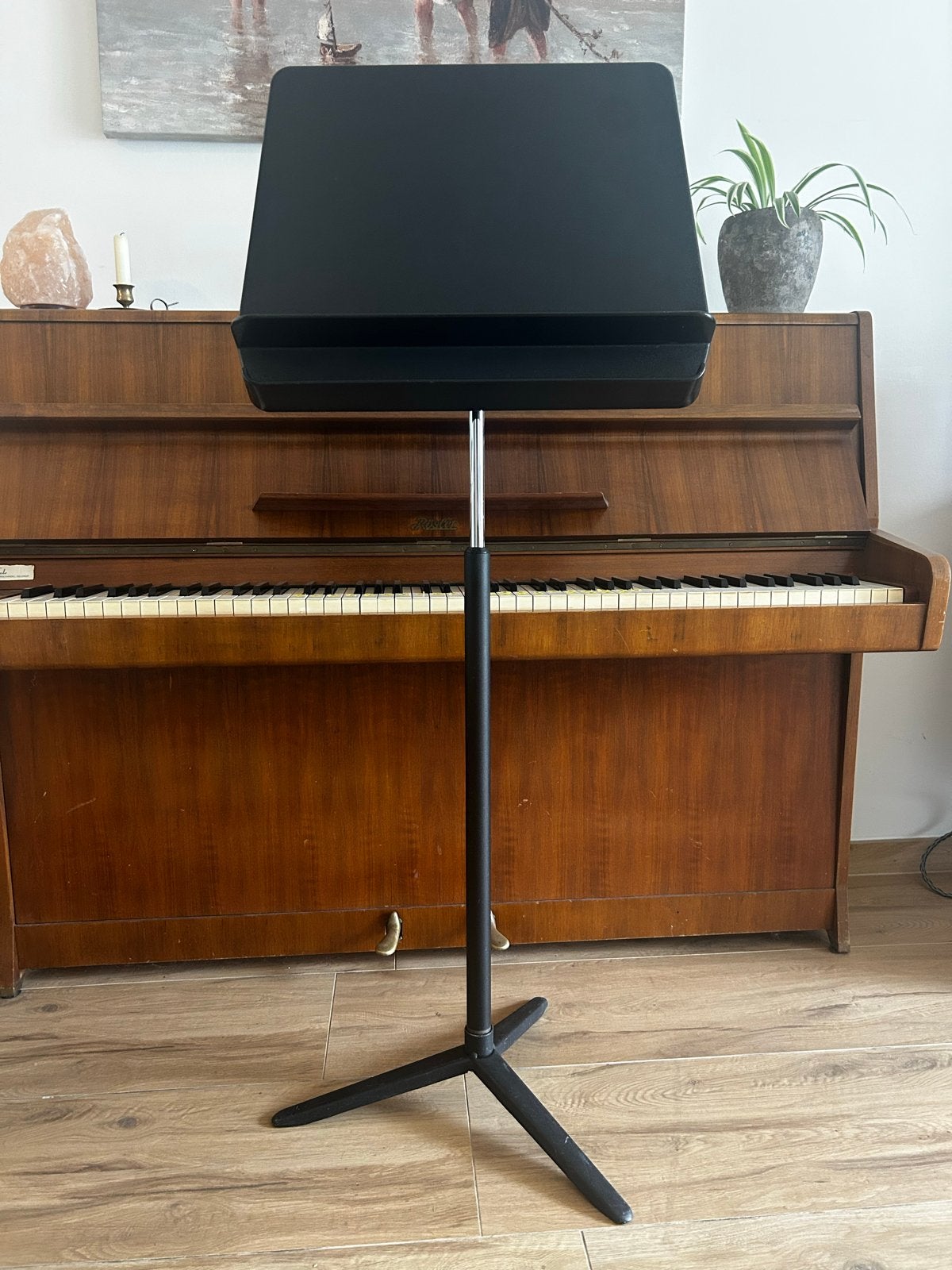 Wenger muziekstandaard - Zwart, verstelbaar, Muziek en Instrumenten, Ophalen, Zo goed als nieuw