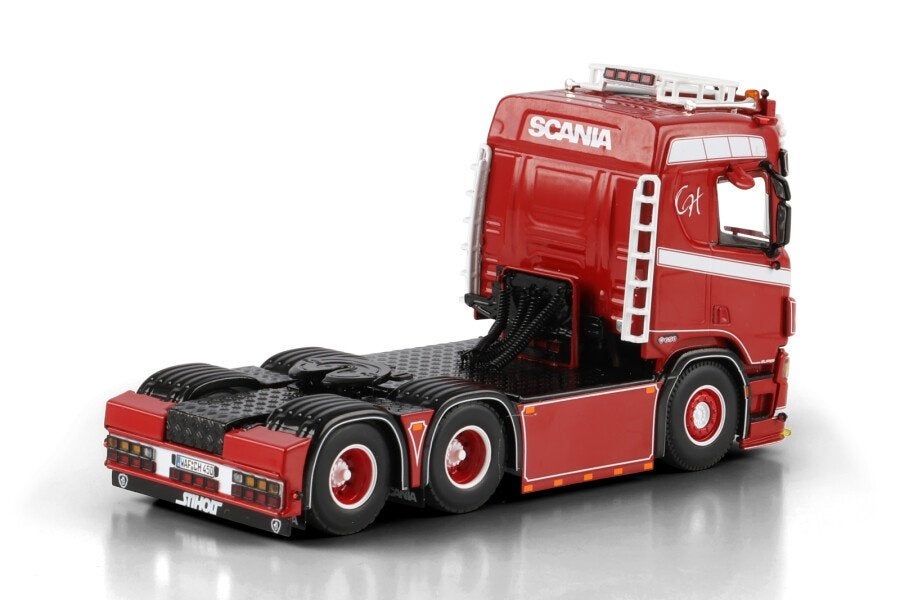 WSI SCANIA R NORMAL CR20N 6X2  TAG AXLE  HARTMANN, Hobby en Vrije tijd, Ophalen of Verzenden, Nieuw, Bus of Vrachtwagen, Wsi