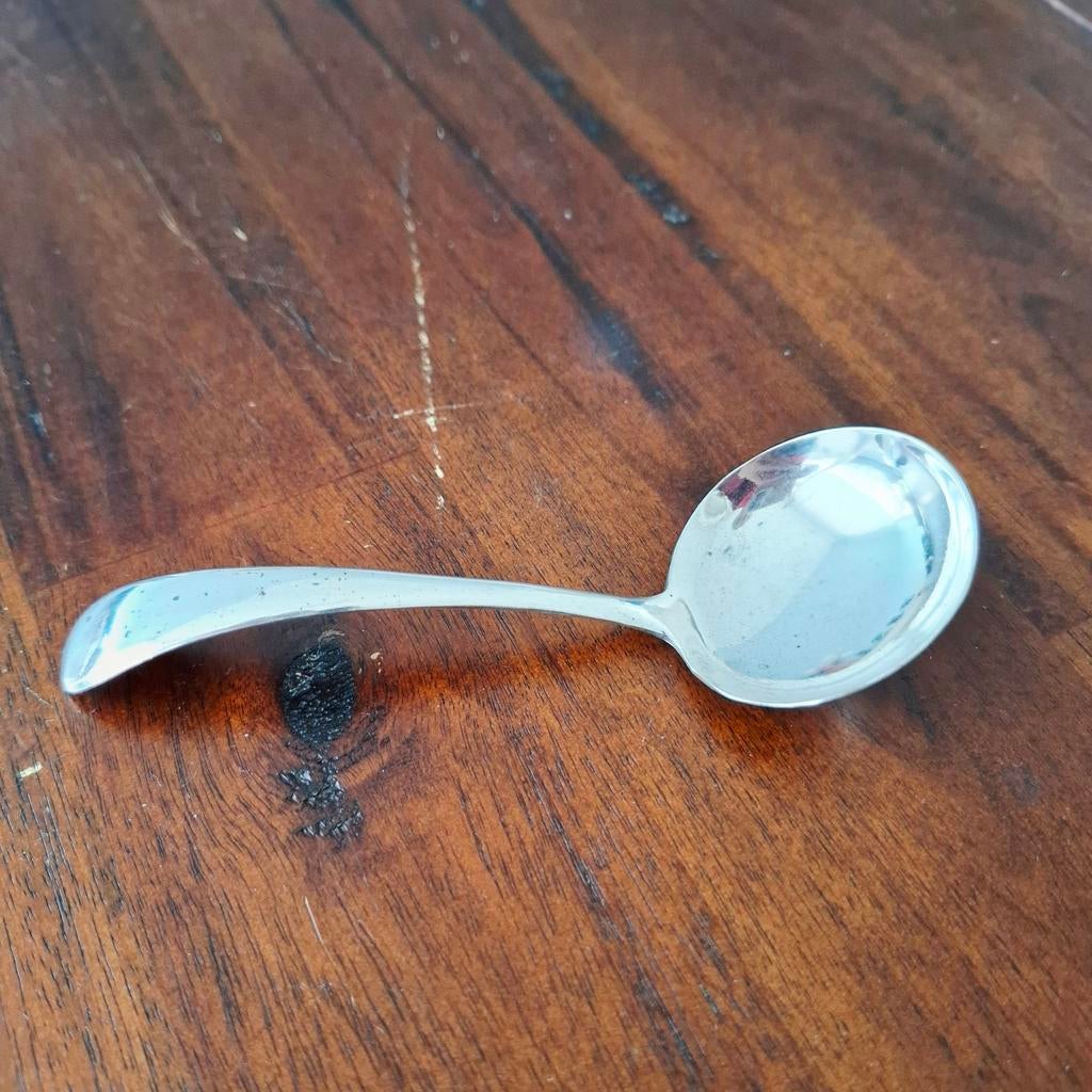 Verzilverde marmelade lepel, Ophalen of Verzenden