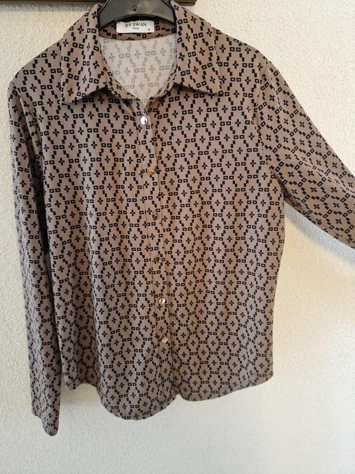 By Swan paris blouse / truitje maat M, Ophalen of Verzenden, Zo goed als nieuw, Maat 38/40 (M), Bruin