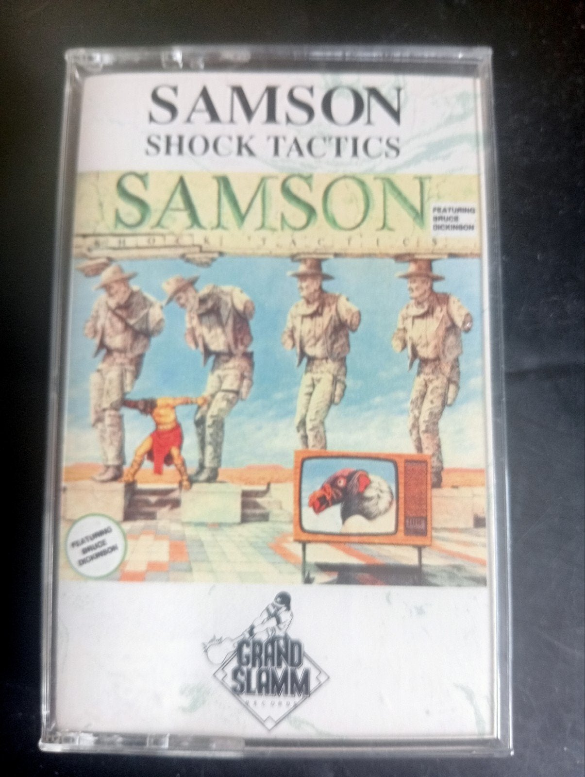 Samson - Shock Tactics (Cassette) met Bruce Dickinson, Gebruikt, 1 bandje, Ophalen of Verzenden, Origineel