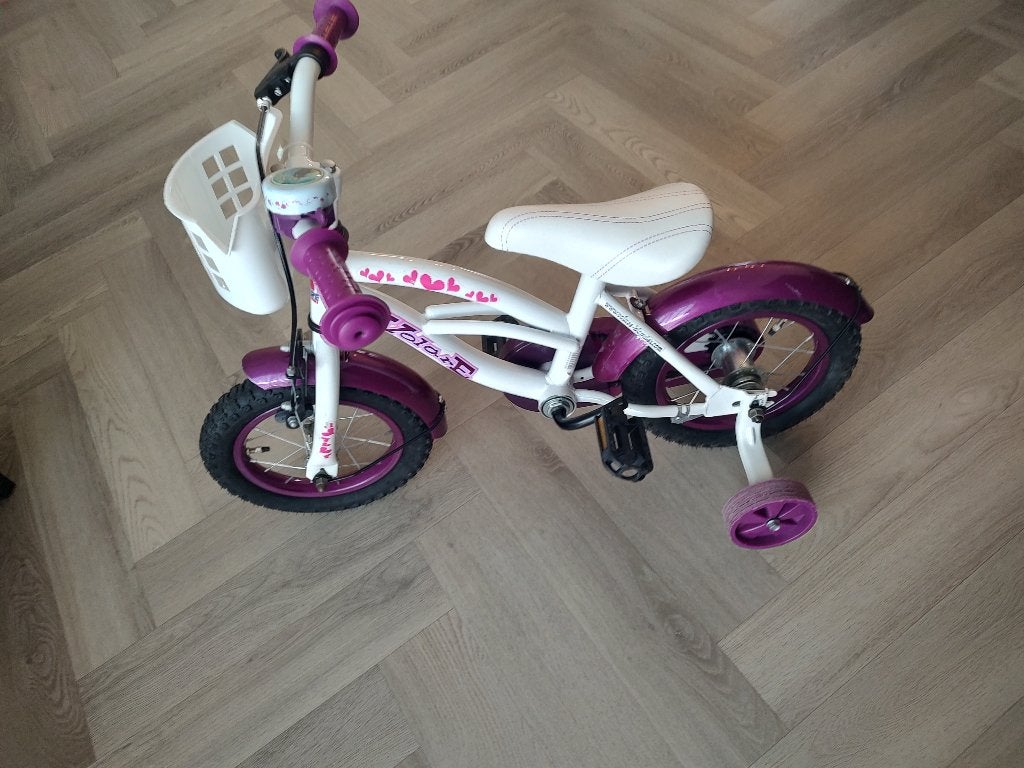 Kinderfiets 12 inch met zijwieltjes, Fietsen en Brommers, Fietsen | Kinderfietsjes, Ophalen, Zijwieltjes, Volare, Minder dan 16 inch