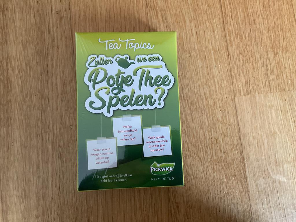 Tea Topics: Zullen we een Potje Thee Spelen? Nieuw in folie., Vijf spelers of meer, Ophalen of Verzenden, Nieuw