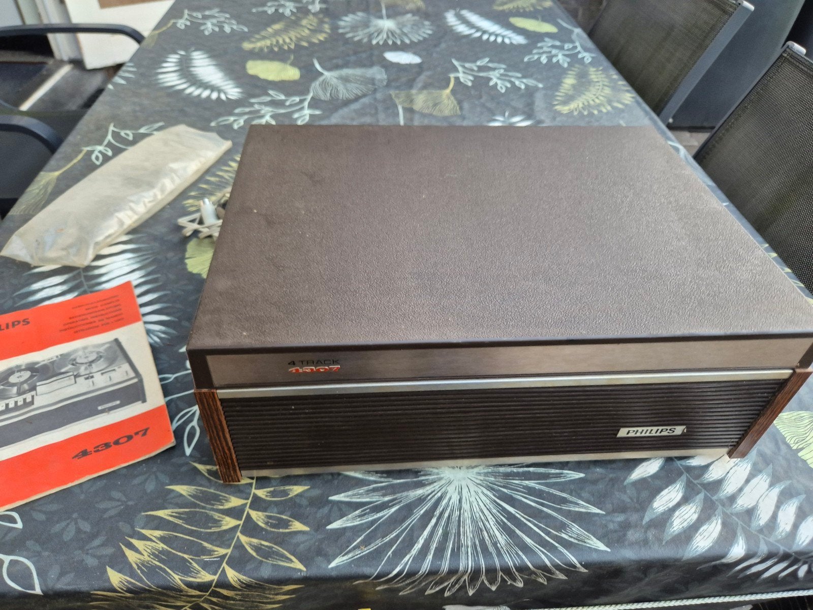 Philips Bandrecorder 4307 met handleiding en microfoon, Audio, Tv en Foto, Bandrecorders, Ophalen of Verzenden, Bandrecorder
