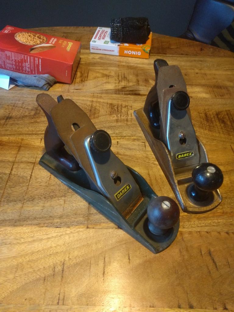 Set van 2 Darex schaven - Vintage handgereedschap, Ophalen of Verzenden, Gebruikt