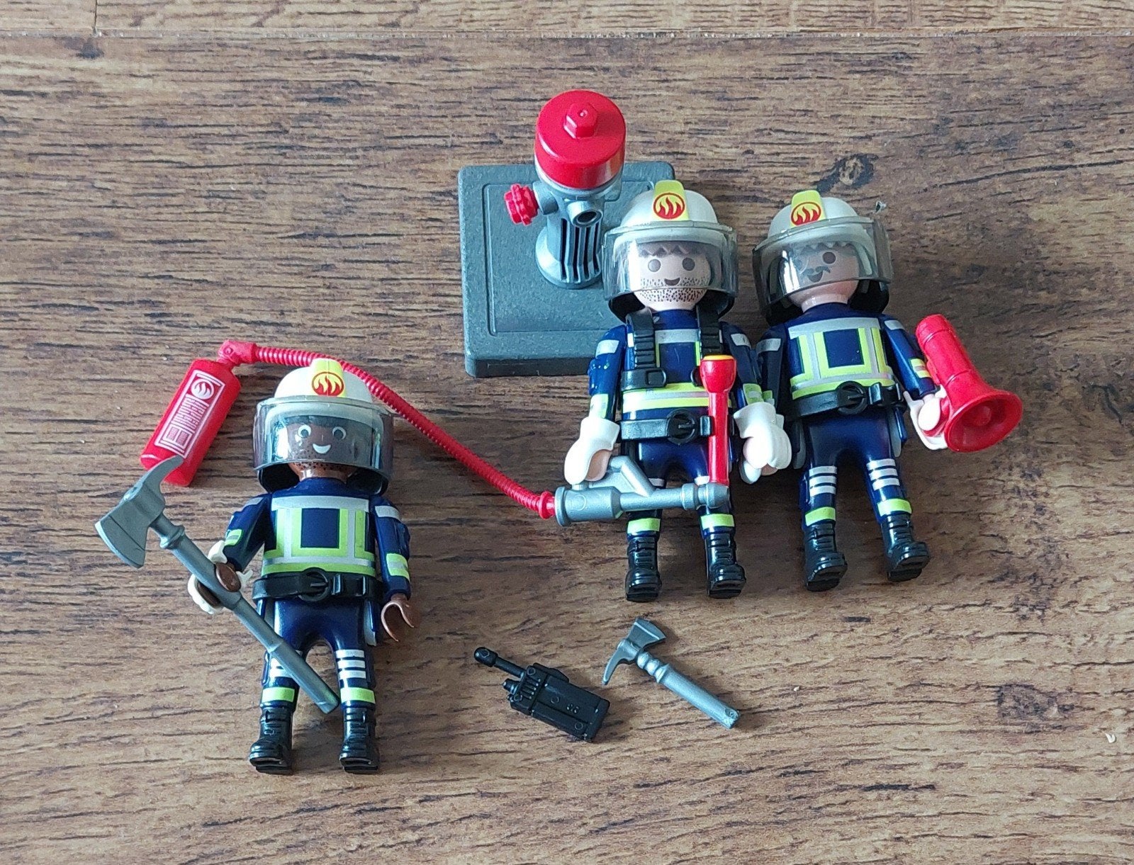 Playmobil brandweermannen, Ophalen of Verzenden, Zo goed als nieuw