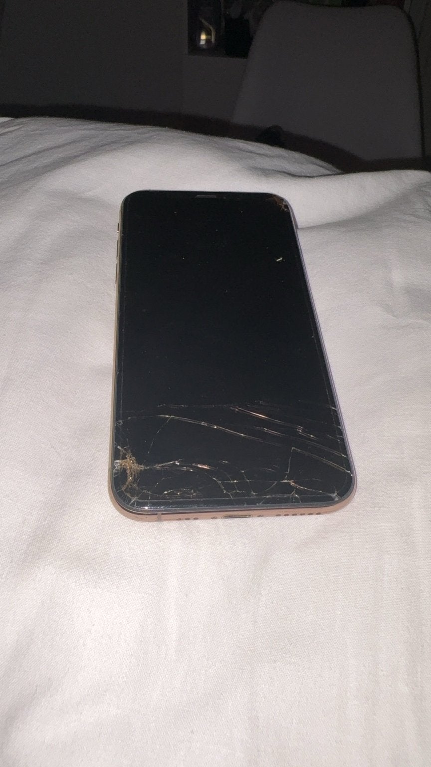 iPhone XS voor onderdelen - defect scherm, Ophalen of Verzenden, Niet werkend, Goud, IPhone XS