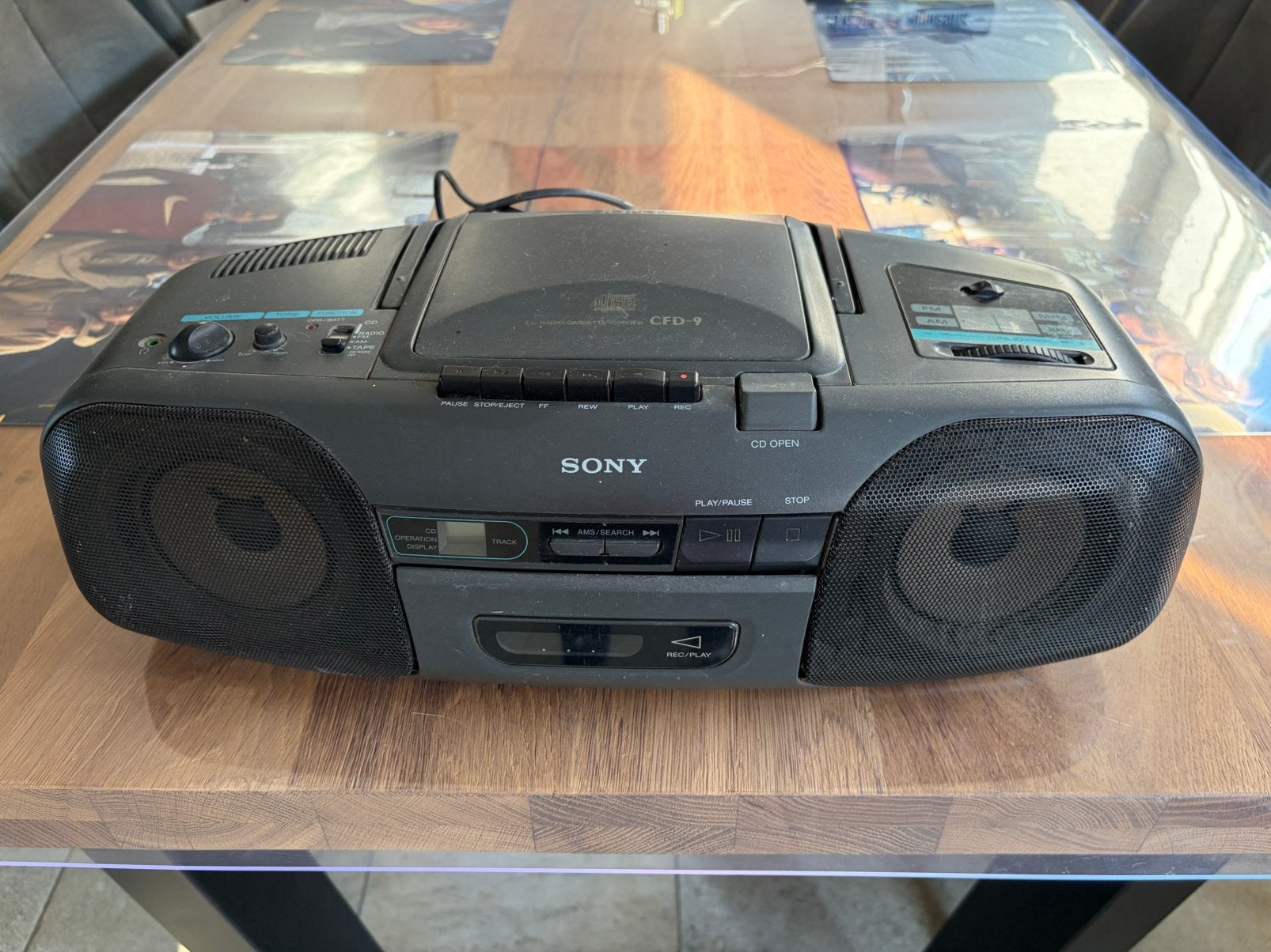 Sony CFD-9 cd radio casette-corder, Ophalen, Gebruikt, Overige typen, Met cd-speler