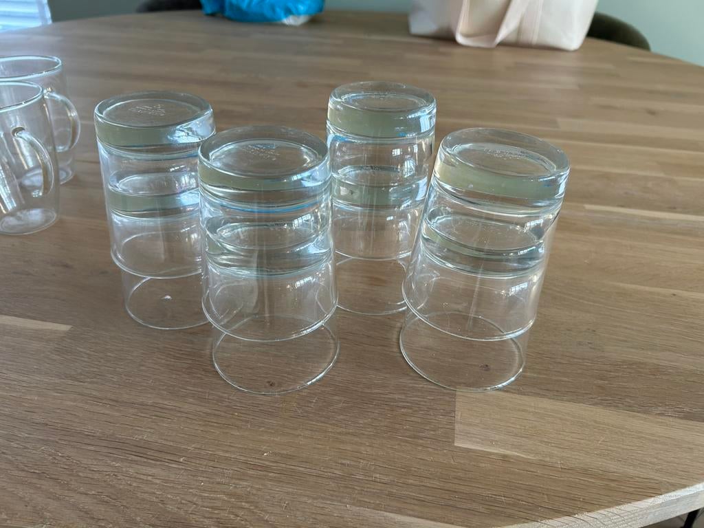Glazen, water/sap, 8 stuks, GODIS van IKEA, gebruikt, Verzamelen, Glas en Borrelglaasjes, Ophalen, Gebruikt, Frisdrankglas