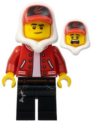LEGO Hidden Side hs018 Jack Davids - Red Jacket with Cap and, Gebruikt, Overige thema's, Lego, Ophalen of Verzenden
