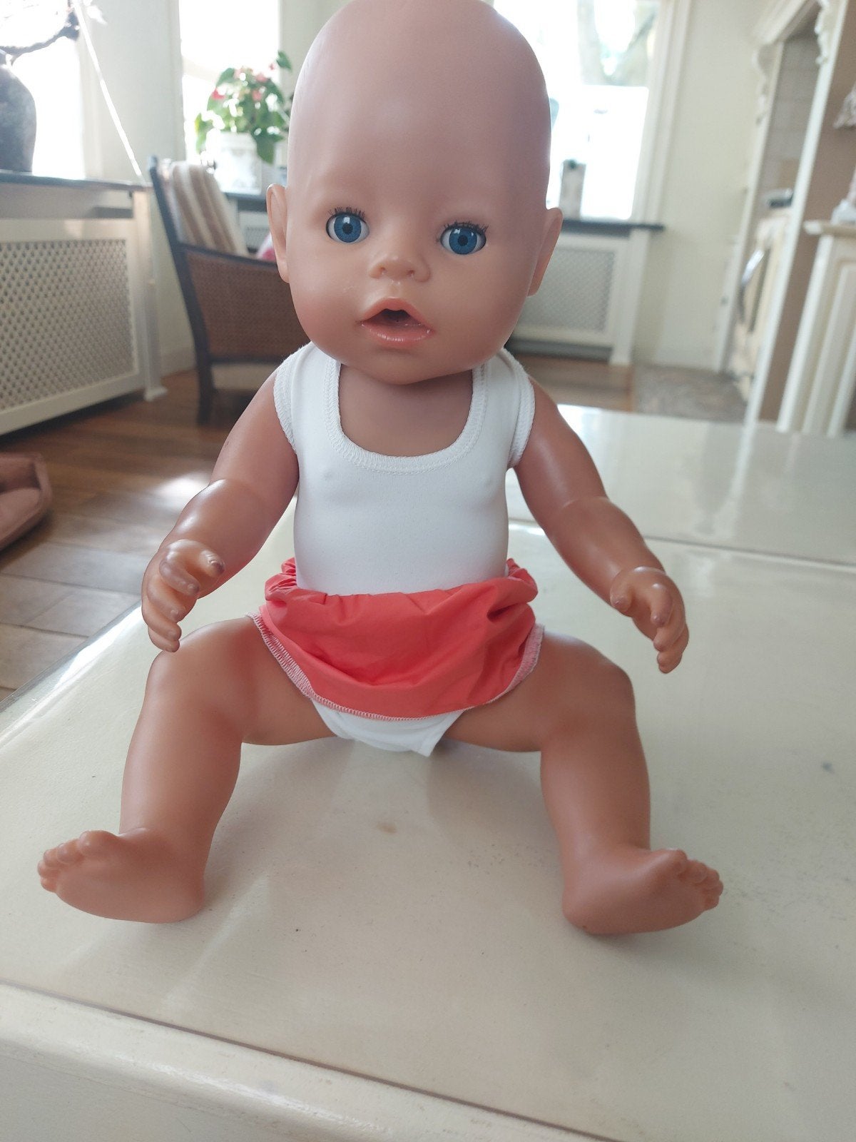 leuke 2 delig  tankini baby born pop 43cm, Ophalen of Verzenden, Nieuw, Babypop