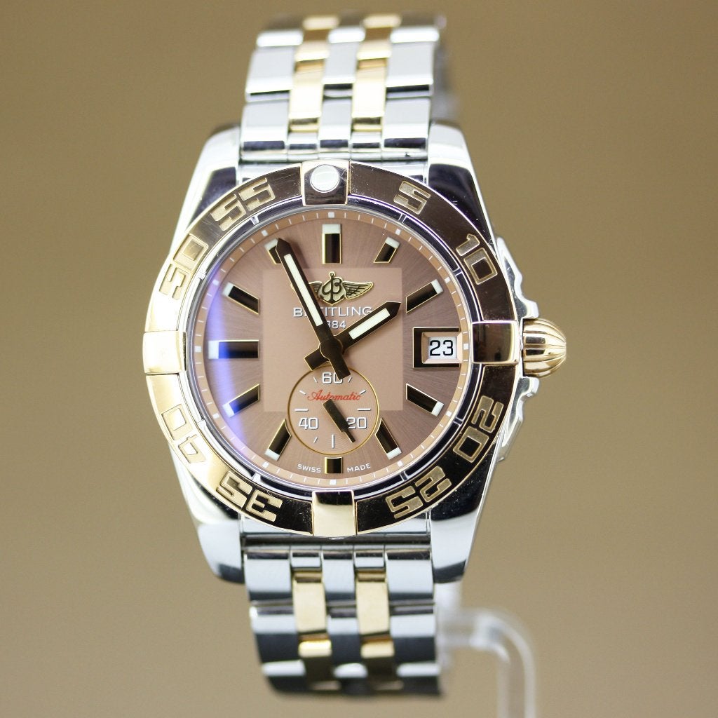 Breitling Galactic 36 C37330 Full Set, Overige merken, Staal, Gebruikt, Polshorloge