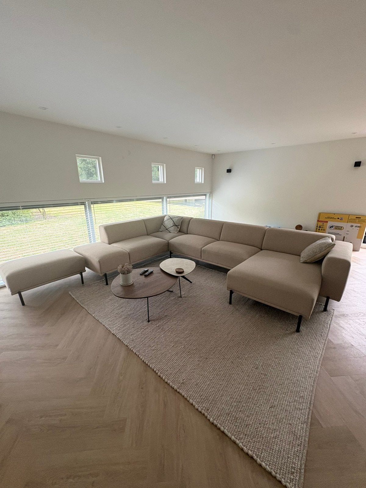 By Sidde bank Odin mesa beige, Huis en Inrichting, Banken | Complete zithoeken, Zo goed als nieuw, Stof, Ophalen