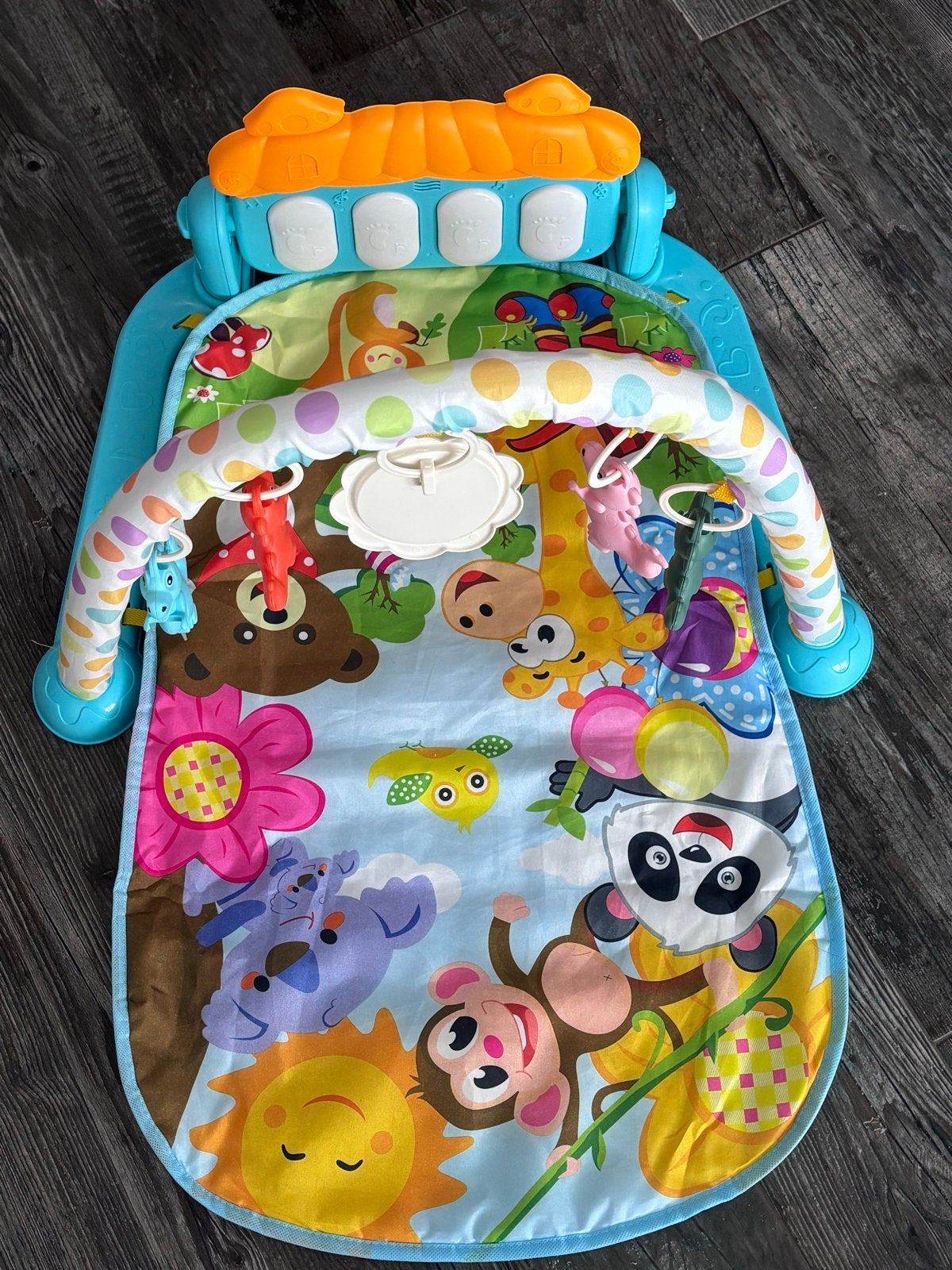 Foto 4 van Baby speelkleed met piano en speeltjes