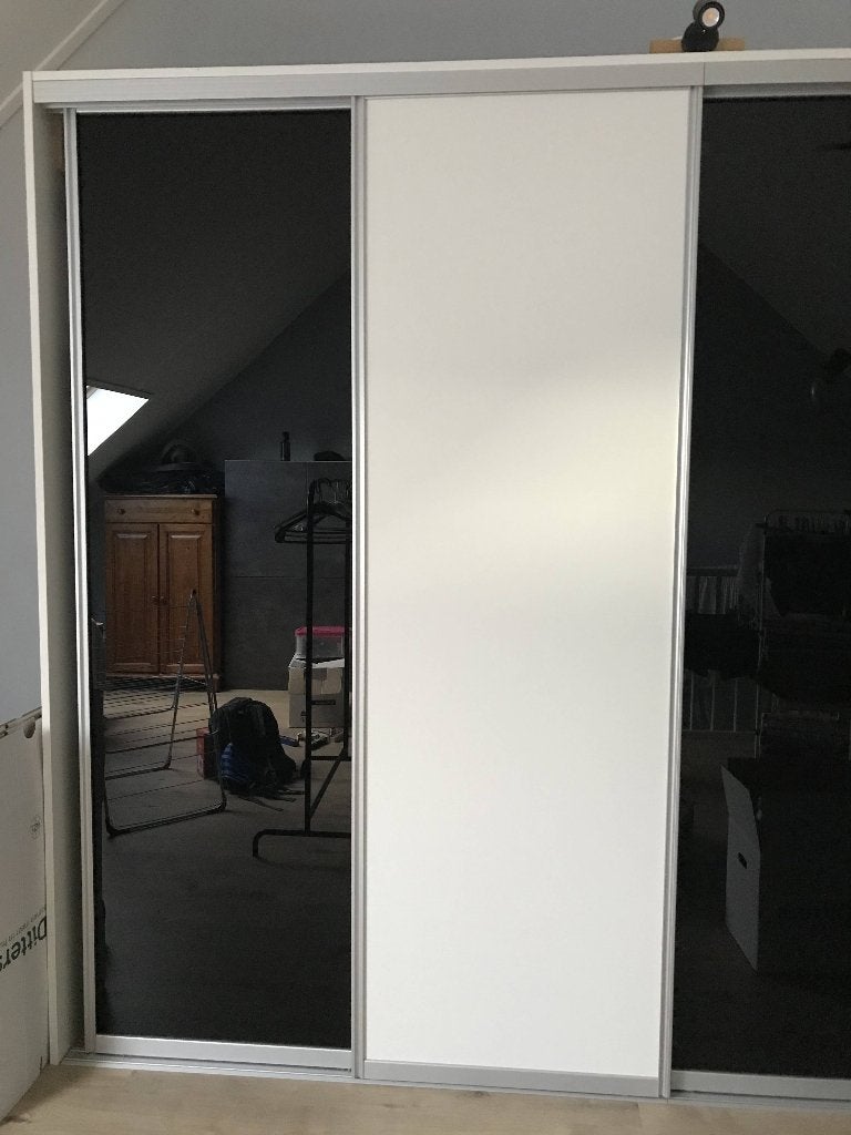 Totaal 4 schuifdeuren te koop, Ophalen, Gebruikt, 200 cm of meer, 50 tot 100 cm