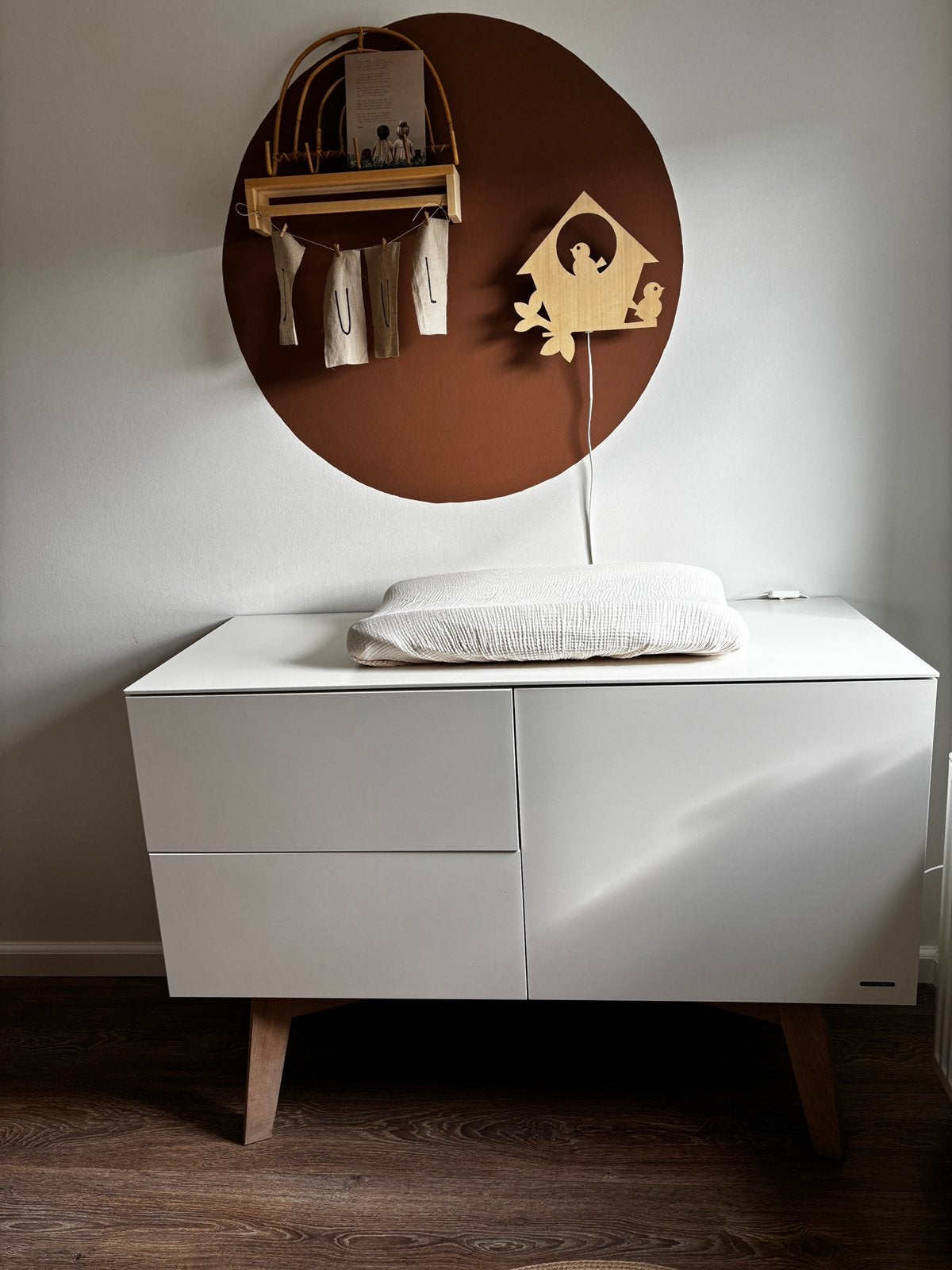 Commode Kidsmill Sixties (Wit Mat /Naturel), Kinderen en Baby's, Ophalen, 50 tot 70 cm, 90 tot 105 cm, 100 cm of meer