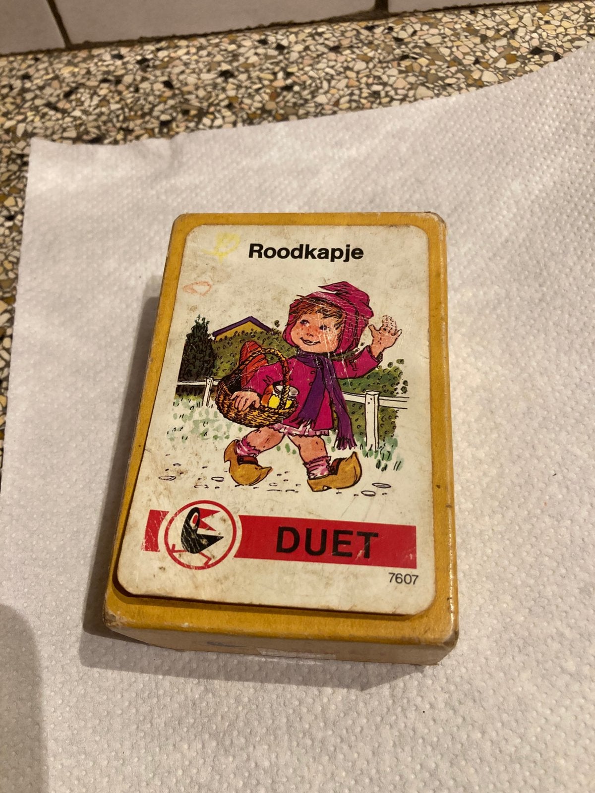 Roodkapje duet, Ophalen of Verzenden, Gebruikt, Speelkaart(en)
