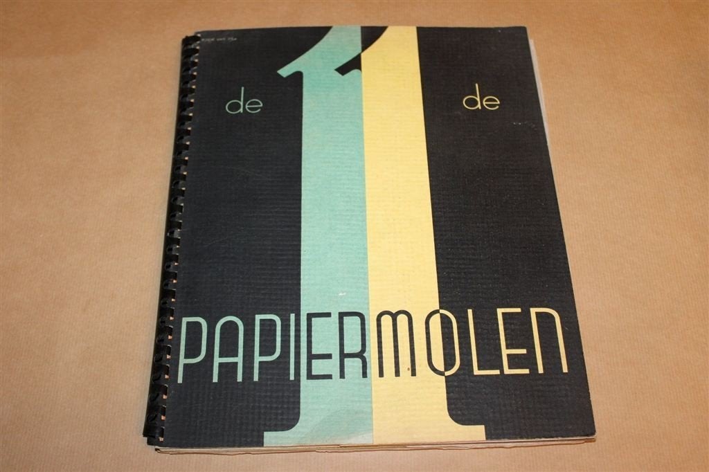 De 11de Papiermolen 1940 — Zeldzaam Grafisch Tijdschrift, Ophalen of Verzenden, Gelezen